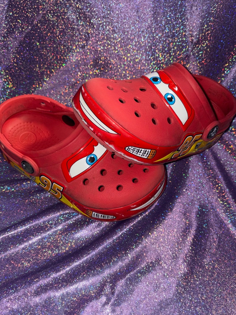 Boys Lightning McQueen Crocs